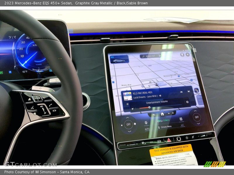Navigation of 2023 EQS 450+ Sedan