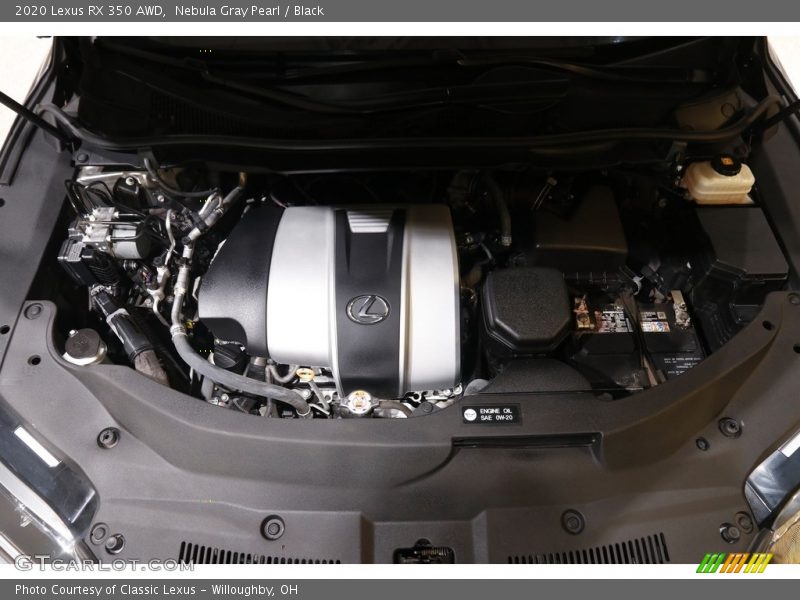 Nebula Gray Pearl / Black 2020 Lexus RX 350 AWD