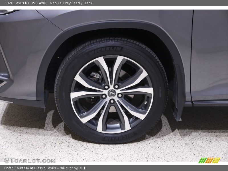 Nebula Gray Pearl / Black 2020 Lexus RX 350 AWD