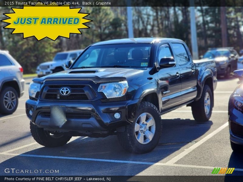 Black / Graphite 2015 Toyota Tacoma V6 Double Cab 4x4