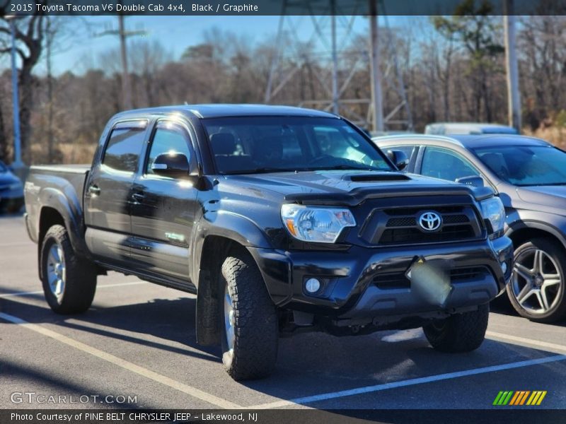 Black / Graphite 2015 Toyota Tacoma V6 Double Cab 4x4