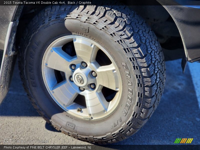Black / Graphite 2015 Toyota Tacoma V6 Double Cab 4x4