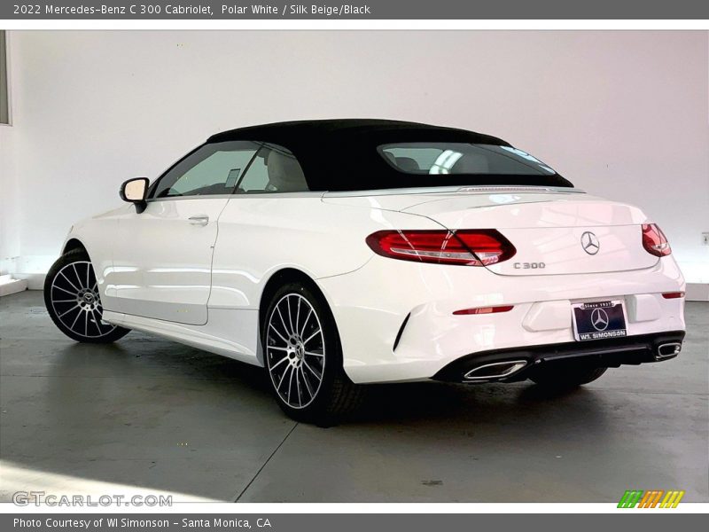 Polar White / Silk Beige/Black 2022 Mercedes-Benz C 300 Cabriolet