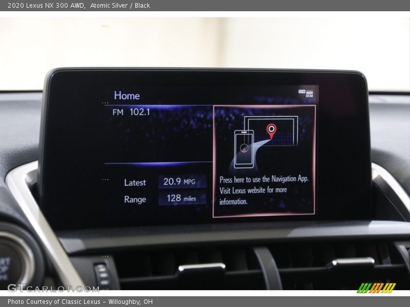 Atomic Silver / Black 2020 Lexus NX 300 AWD