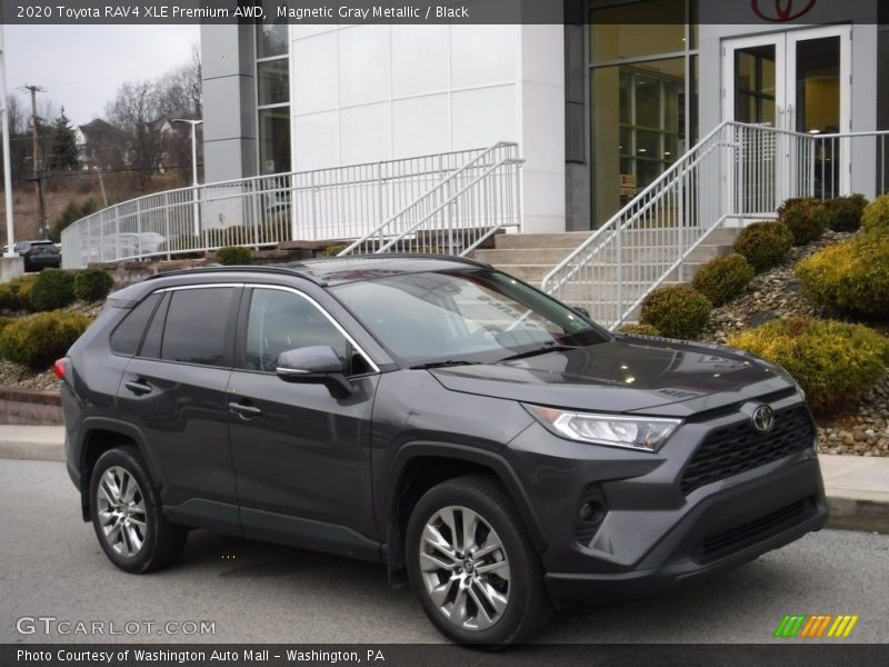 Magnetic Gray Metallic / Black 2020 Toyota RAV4 XLE Premium AWD