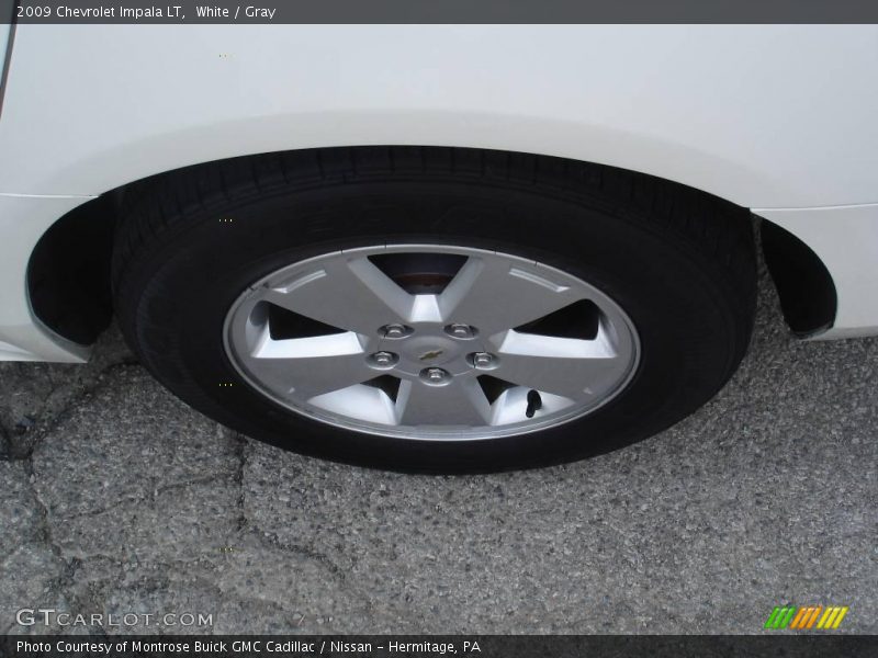 White / Gray 2009 Chevrolet Impala LT