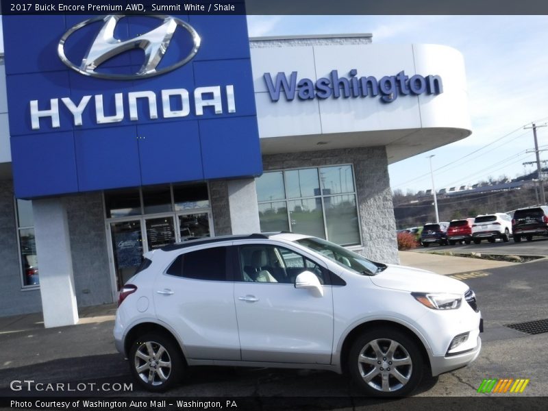 Summit White / Shale 2017 Buick Encore Premium AWD