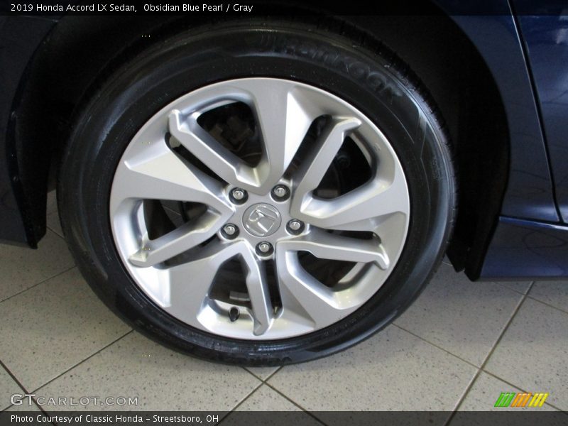 Obsidian Blue Pearl / Gray 2019 Honda Accord LX Sedan