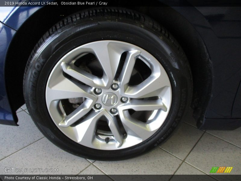Obsidian Blue Pearl / Gray 2019 Honda Accord LX Sedan