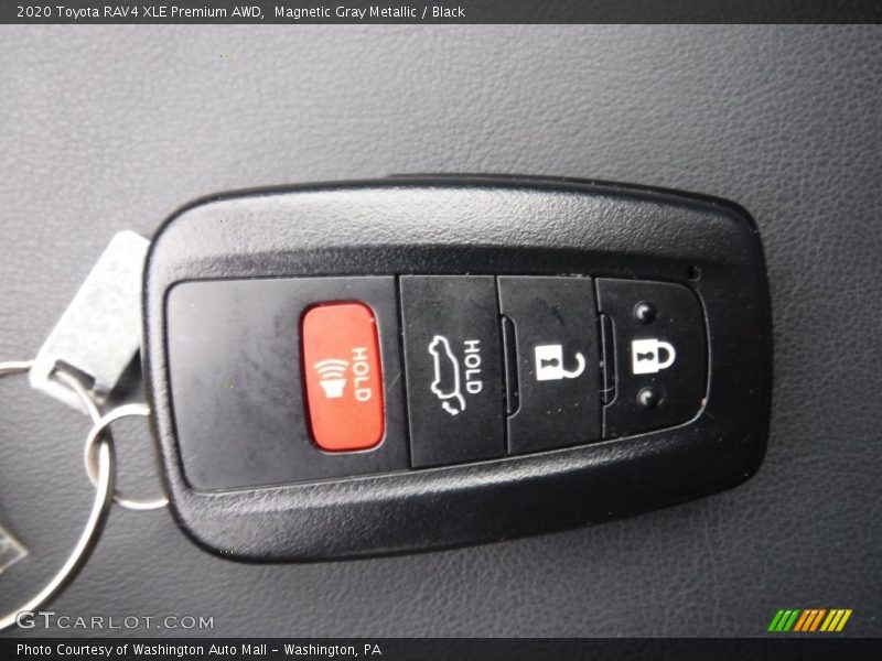 Magnetic Gray Metallic / Black 2020 Toyota RAV4 XLE Premium AWD