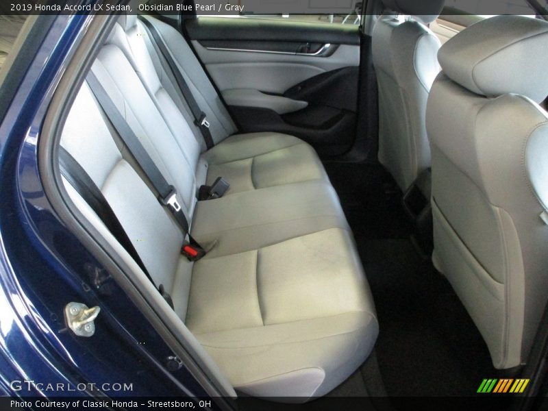 Obsidian Blue Pearl / Gray 2019 Honda Accord LX Sedan