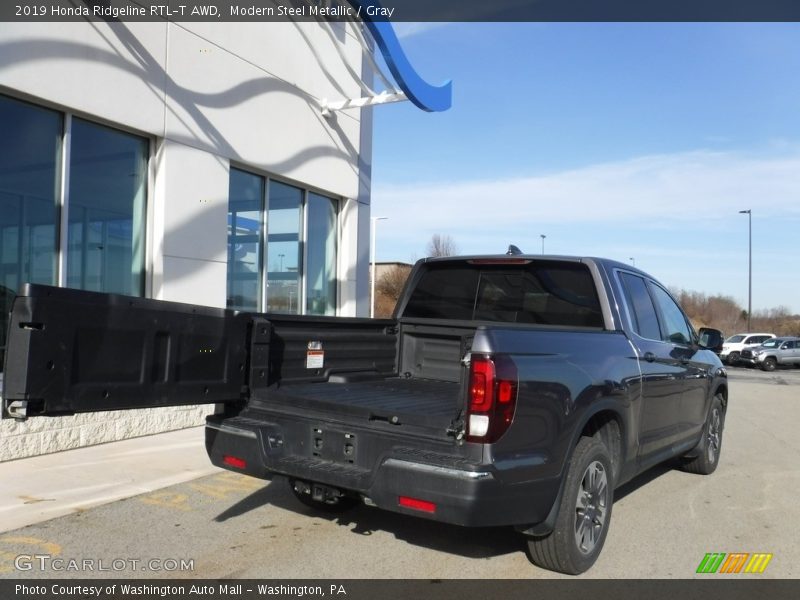 Modern Steel Metallic / Gray 2019 Honda Ridgeline RTL-T AWD