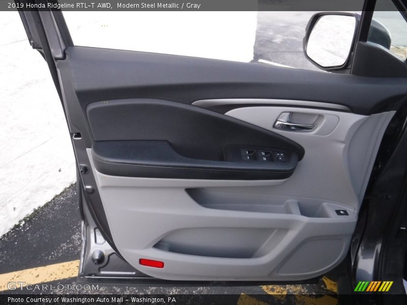 Modern Steel Metallic / Gray 2019 Honda Ridgeline RTL-T AWD