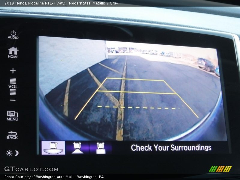 Modern Steel Metallic / Gray 2019 Honda Ridgeline RTL-T AWD