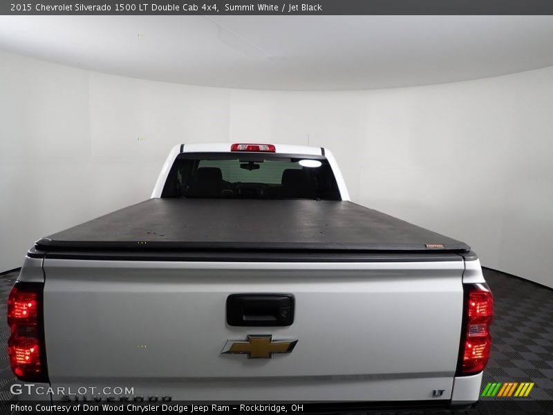 Summit White / Jet Black 2015 Chevrolet Silverado 1500 LT Double Cab 4x4