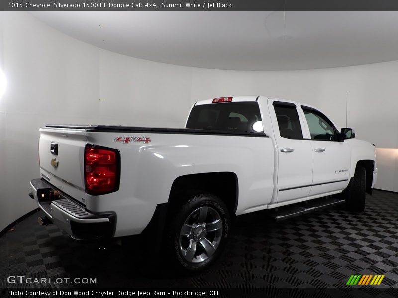 Summit White / Jet Black 2015 Chevrolet Silverado 1500 LT Double Cab 4x4