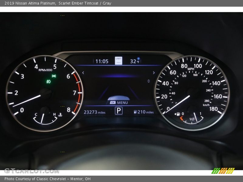  2019 Altima Platinum Platinum Gauges