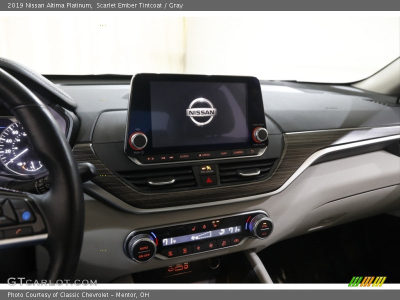 Dashboard of 2019 Altima Platinum