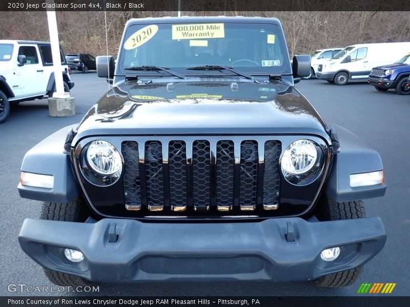 Black / Black 2020 Jeep Gladiator Sport 4x4