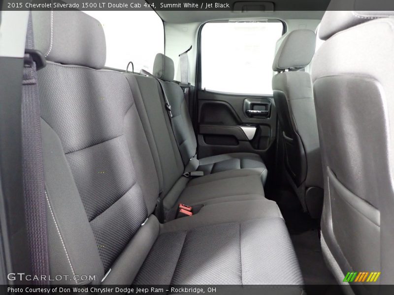 Summit White / Jet Black 2015 Chevrolet Silverado 1500 LT Double Cab 4x4