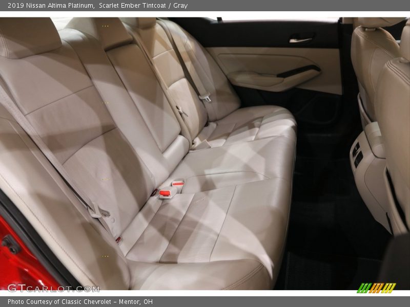 Rear Seat of 2019 Altima Platinum