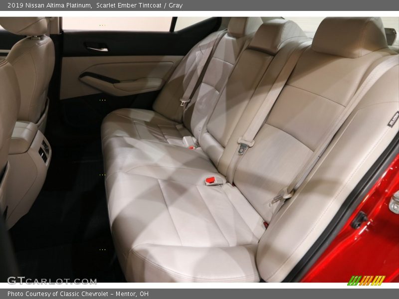 Rear Seat of 2019 Altima Platinum