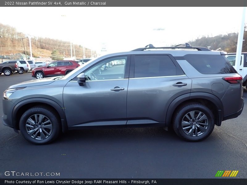 Gun Metallic / Charcoal 2022 Nissan Pathfinder SV 4x4