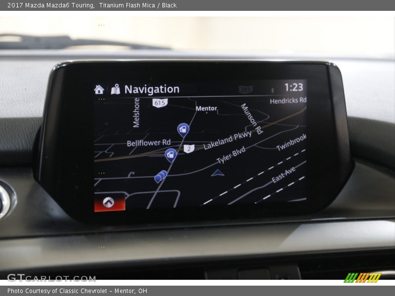 Titanium Flash Mica / Black 2017 Mazda Mazda6 Touring