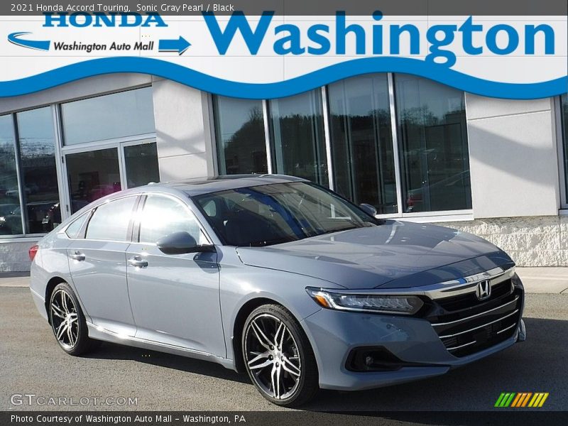 Sonic Gray Pearl / Black 2021 Honda Accord Touring