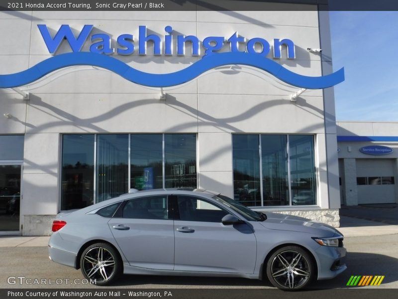 Sonic Gray Pearl / Black 2021 Honda Accord Touring
