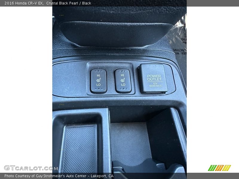 Crystal Black Pearl / Black 2016 Honda CR-V EX
