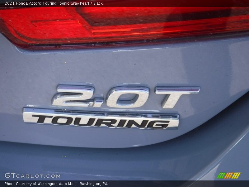 Sonic Gray Pearl / Black 2021 Honda Accord Touring