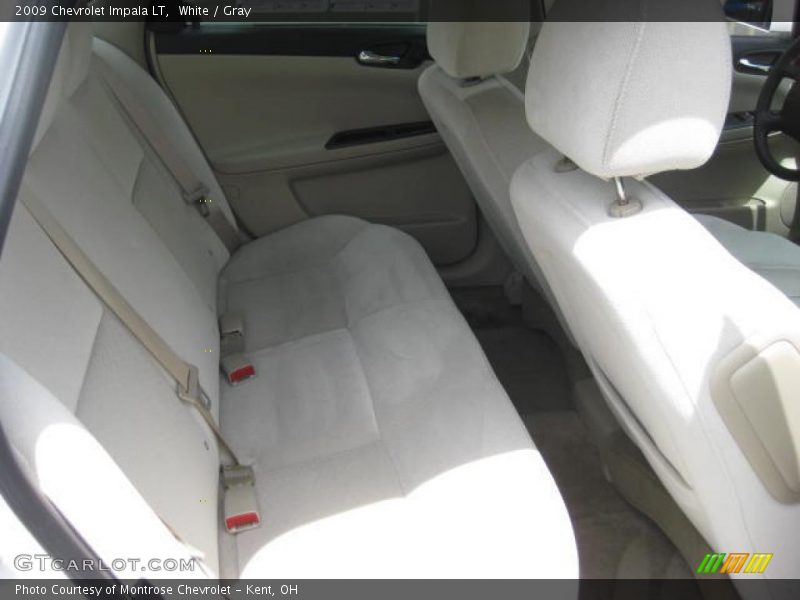 White / Gray 2009 Chevrolet Impala LT