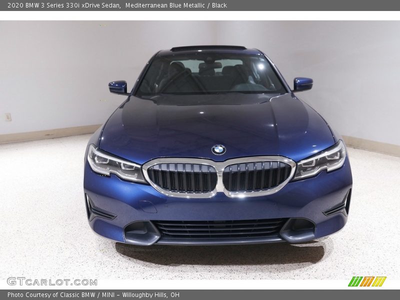 Mediterranean Blue Metallic / Black 2020 BMW 3 Series 330i xDrive Sedan