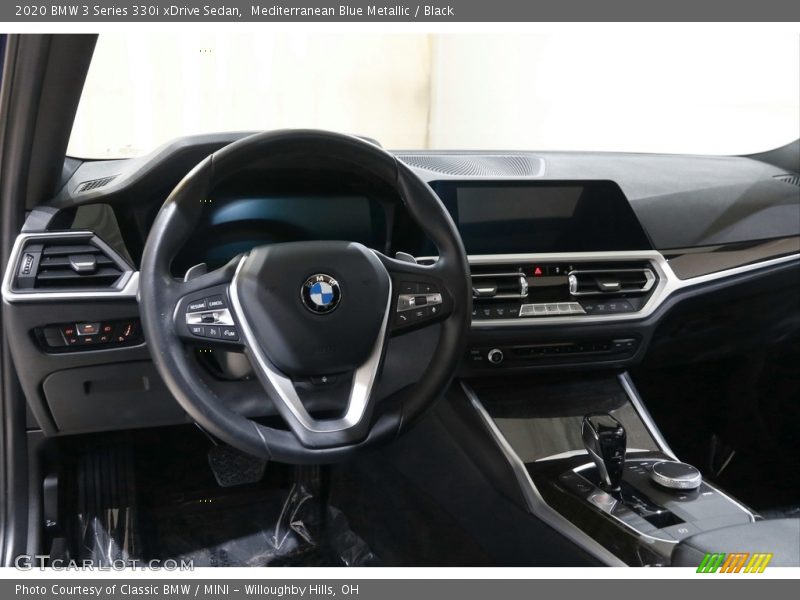Mediterranean Blue Metallic / Black 2020 BMW 3 Series 330i xDrive Sedan