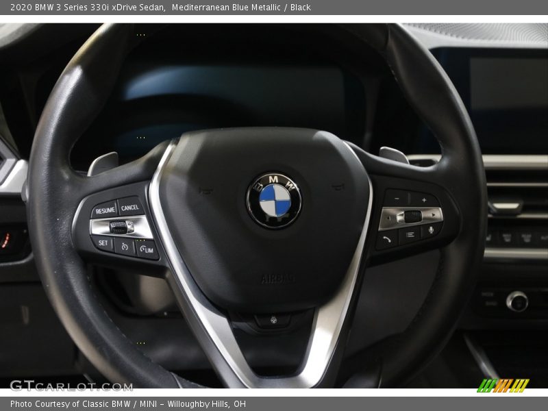 Mediterranean Blue Metallic / Black 2020 BMW 3 Series 330i xDrive Sedan