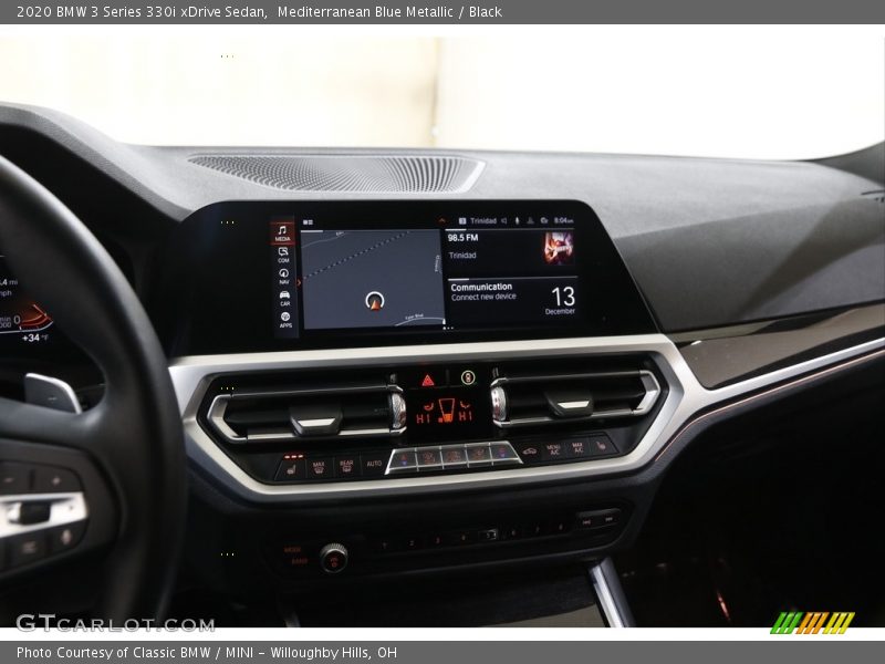 Mediterranean Blue Metallic / Black 2020 BMW 3 Series 330i xDrive Sedan