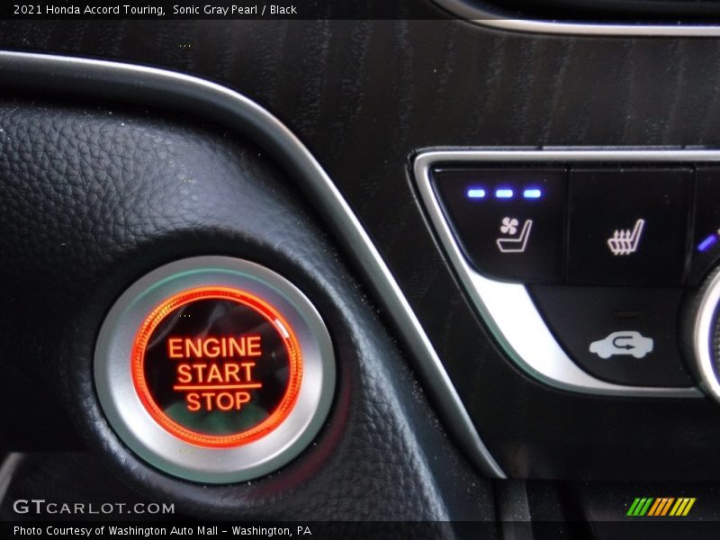 Sonic Gray Pearl / Black 2021 Honda Accord Touring