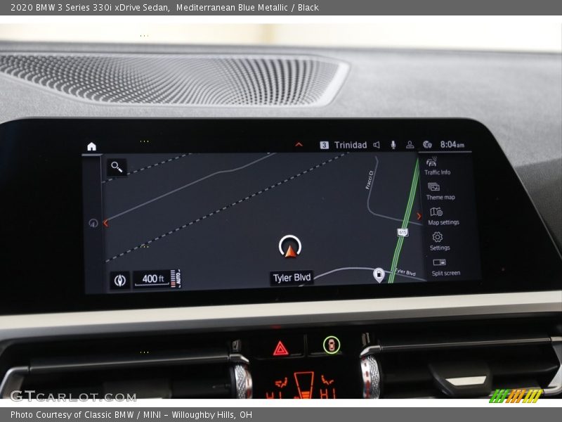 Mediterranean Blue Metallic / Black 2020 BMW 3 Series 330i xDrive Sedan