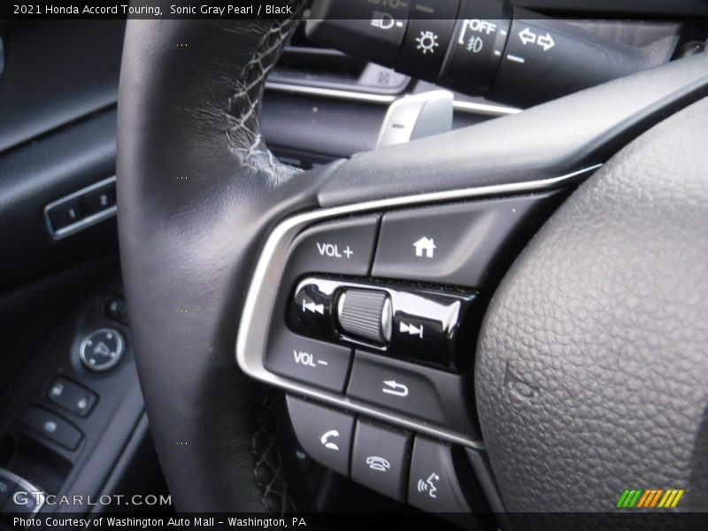 Sonic Gray Pearl / Black 2021 Honda Accord Touring