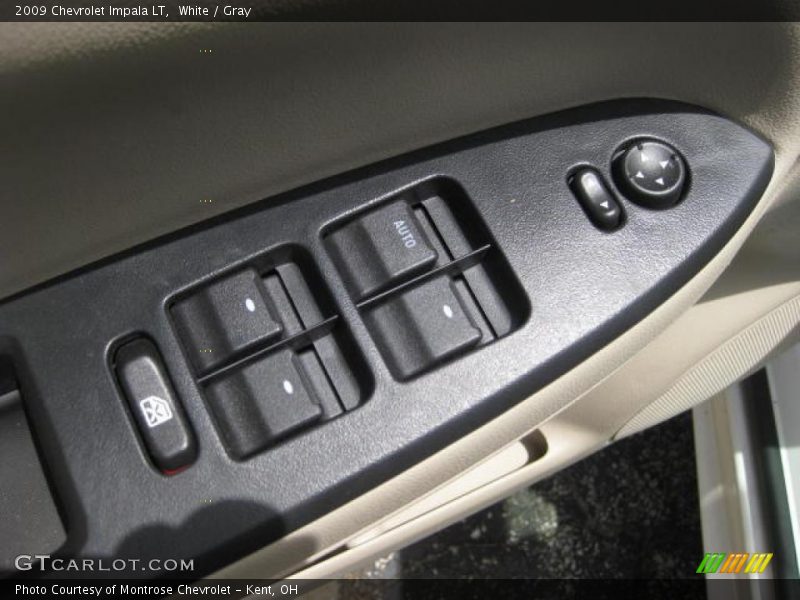 White / Gray 2009 Chevrolet Impala LT