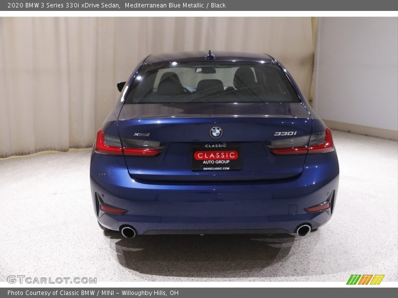 Mediterranean Blue Metallic / Black 2020 BMW 3 Series 330i xDrive Sedan