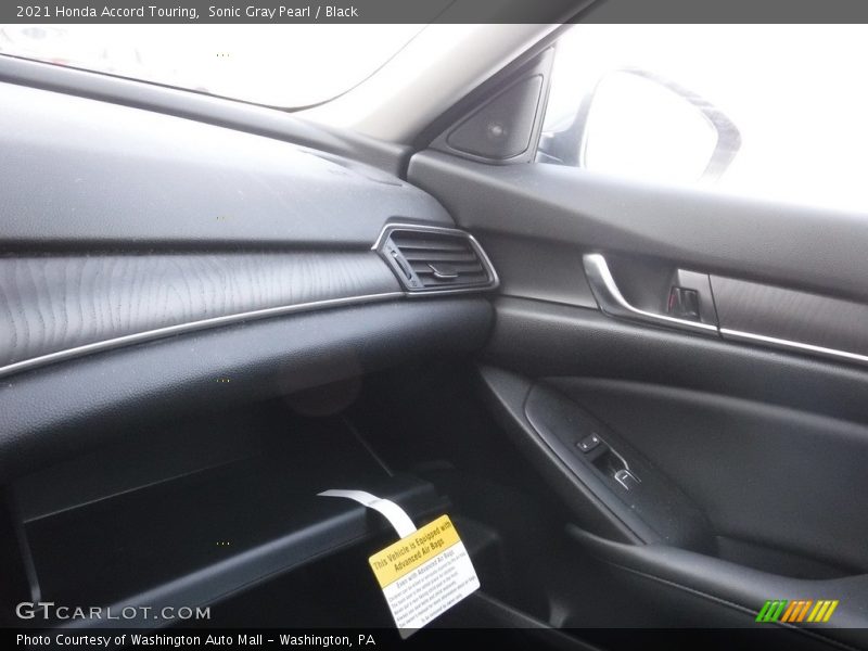 Sonic Gray Pearl / Black 2021 Honda Accord Touring