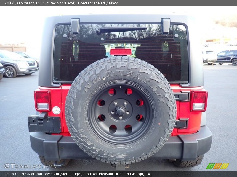 Firecracker Red / Black 2017 Jeep Wrangler Unlimited Sport 4x4