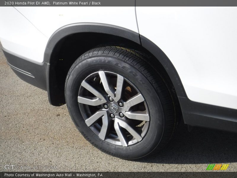 Platinum White Pearl / Black 2020 Honda Pilot EX AWD