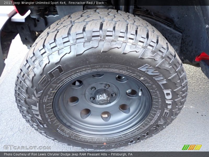Firecracker Red / Black 2017 Jeep Wrangler Unlimited Sport 4x4