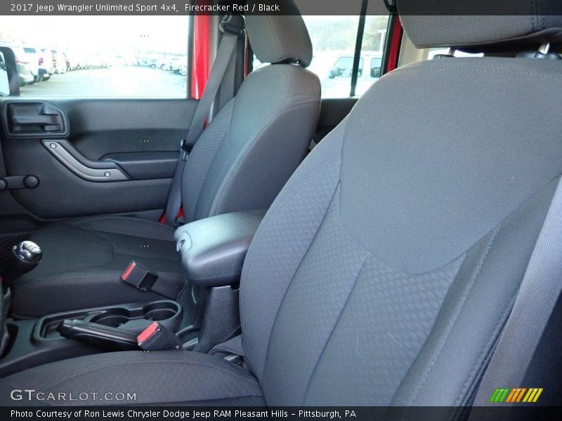 Firecracker Red / Black 2017 Jeep Wrangler Unlimited Sport 4x4