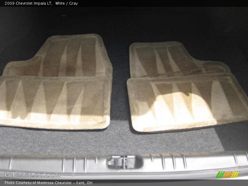 White / Gray 2009 Chevrolet Impala LT
