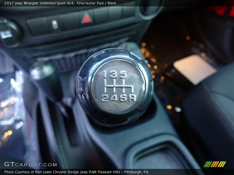 Firecracker Red / Black 2017 Jeep Wrangler Unlimited Sport 4x4