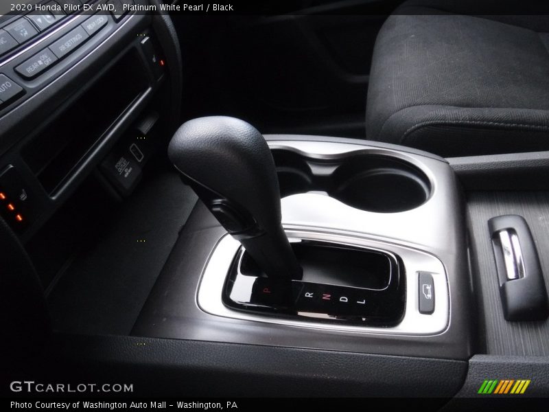 Platinum White Pearl / Black 2020 Honda Pilot EX AWD